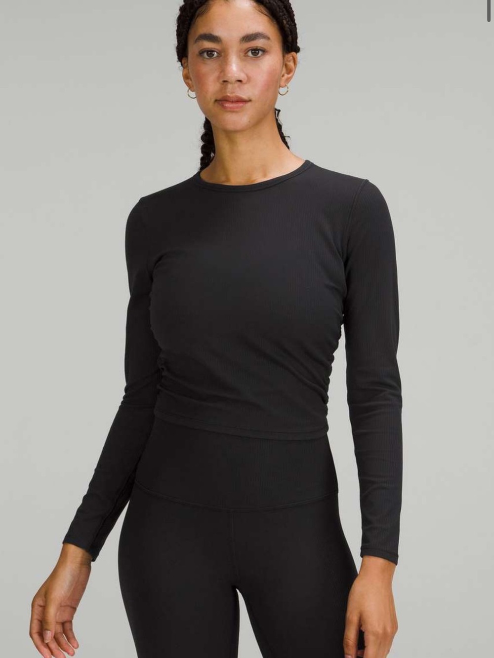 Lululemon All It Takes Long Sleeve Shirt *Ribbed Nulu Size 6